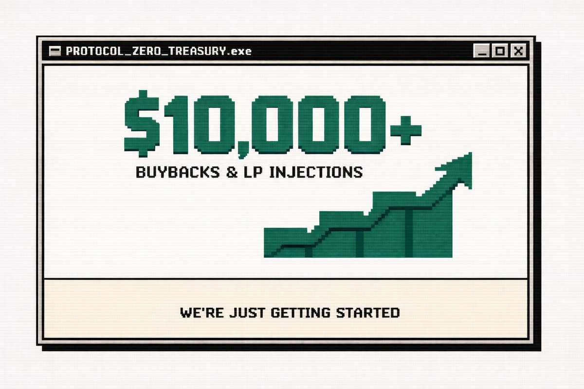 P0Systems's tweet image. We've done over $10k in buybacks and liquidity injections.

We're just warming up.