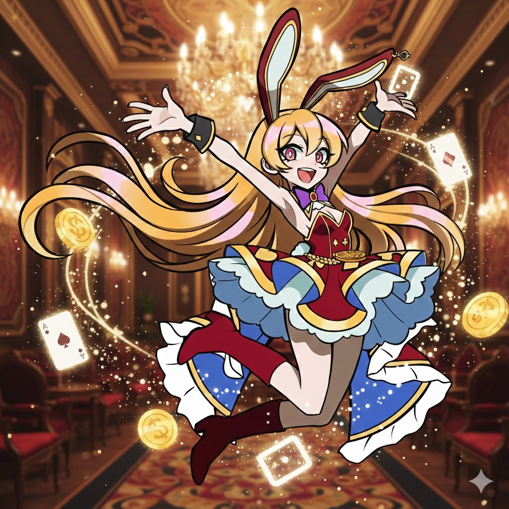oripajack's tweet photo. 🐰✨ マスコット紹介：シャルル・バニー ✨🐰
みなさん、はじめまして！ 当サイトの公式マスコット、シャルル・バニーですっ🥕💖

ふわふわの白い毛並みと、大きなリボンがチャームポイント。 みんなに「ワクワク」と「アド確」を届けるために、お月様から（？）やってきました！

これからサイトのあちこちに登場して、ガイド役としてお手伝いさせていただきます。 
シャルルと一緒に、このサイトをいっぱい楽しんでくださいね！

#オリパジャック