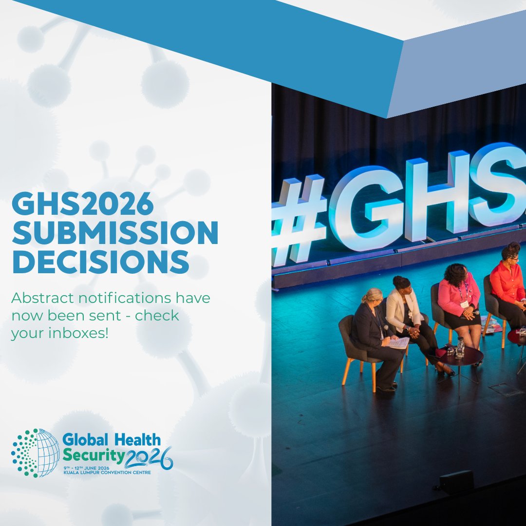 Global Health Security 2026 (9 June - 12 June) tweet media