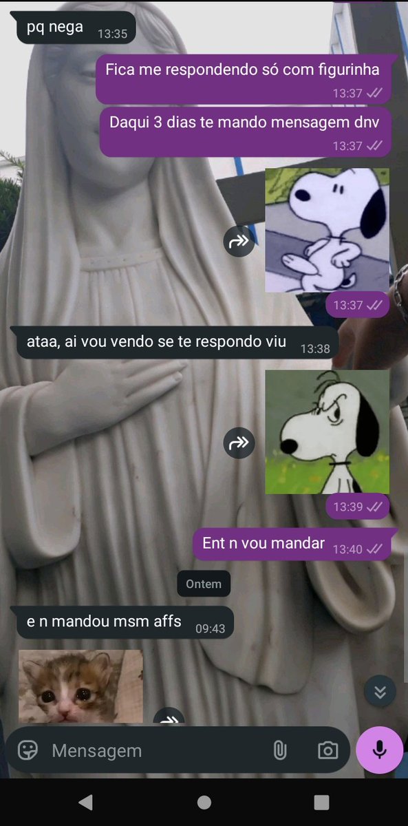 dimiketty's tweet photo. Um mês se passou e ele jurou mesmo que eu ia mandar mensagem.
Enfim, o ego masculino https://t.co/H50hmkGphK