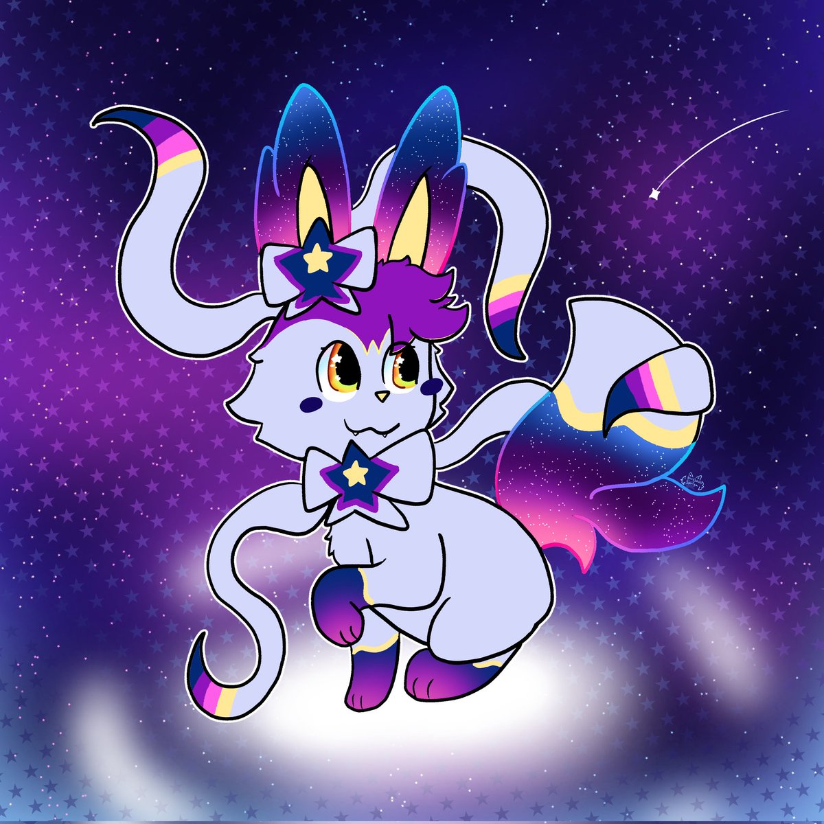 Stardust Sylveon 🌌✨️

#pokemon #art