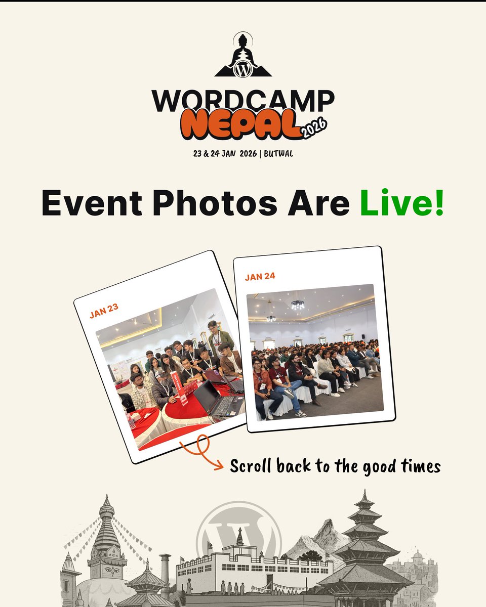 WordCamp Nepal (#WCNP) tweet media