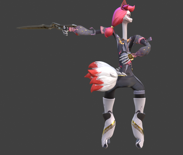 nutbuster0's tweet photo. um #FortniteArt #KimikoFiveTails https://t.co/IGnZsZQn1B