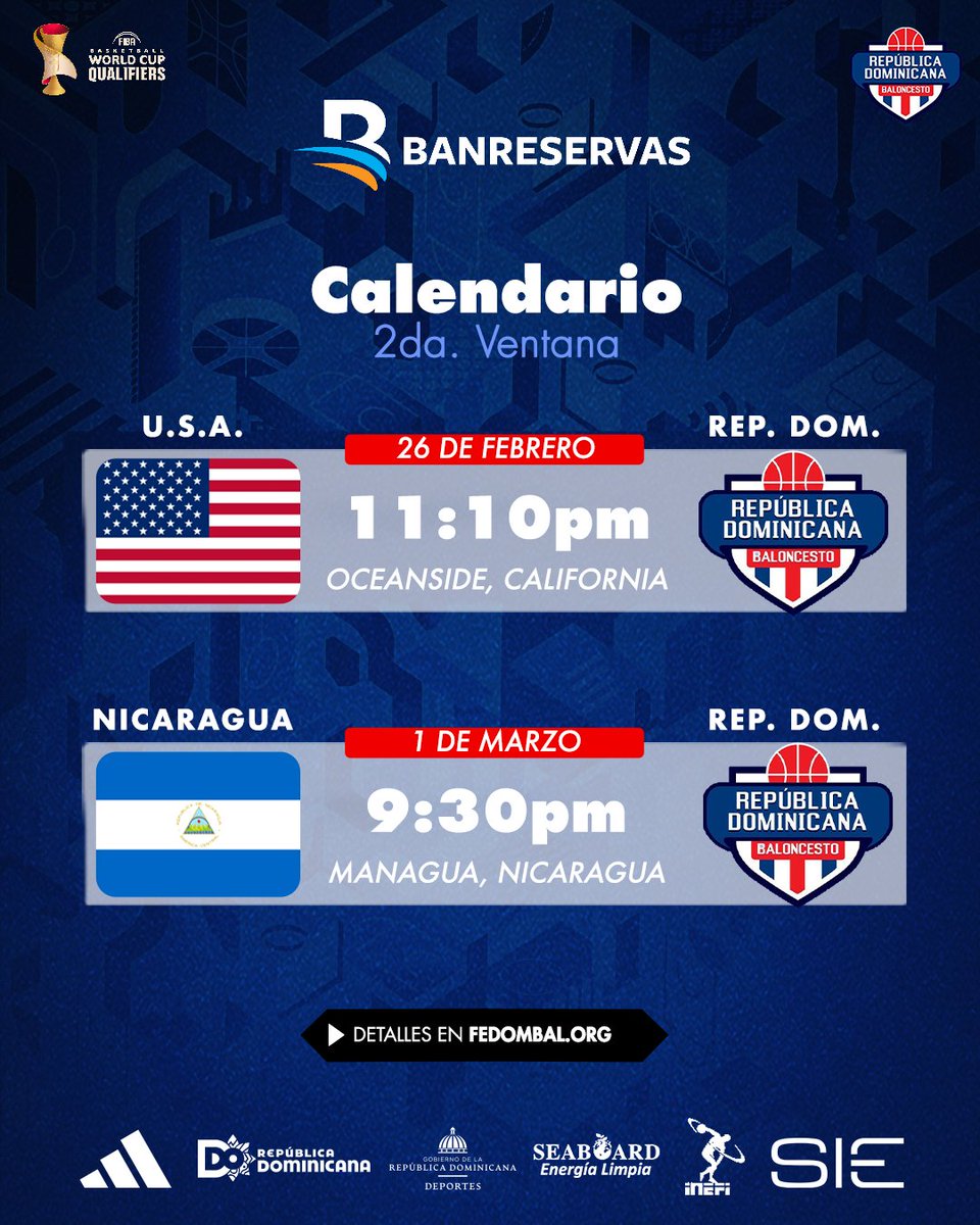 Selección de Baloncesto de la República Dominicana tweet media