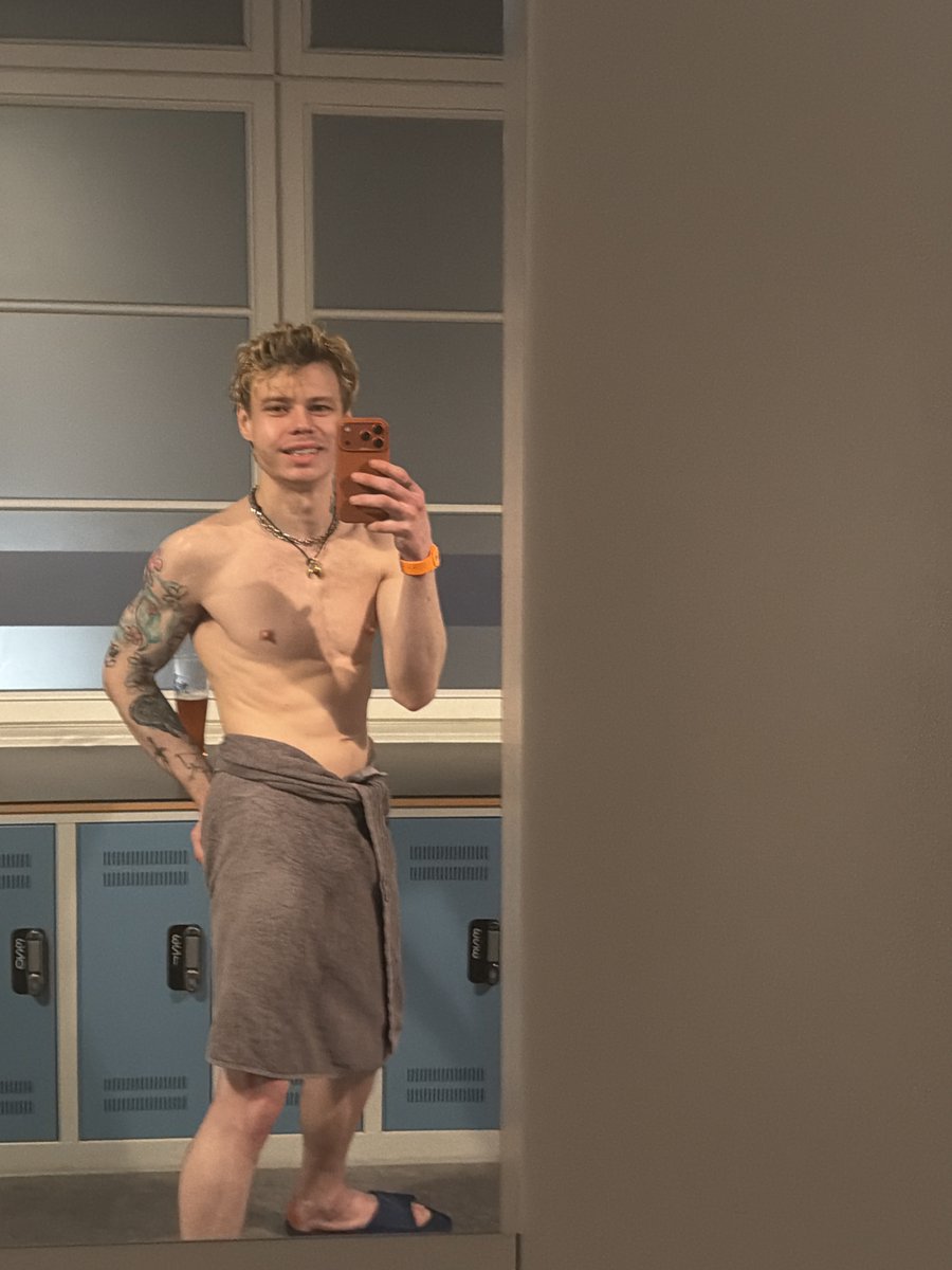 At the bath house 🛁