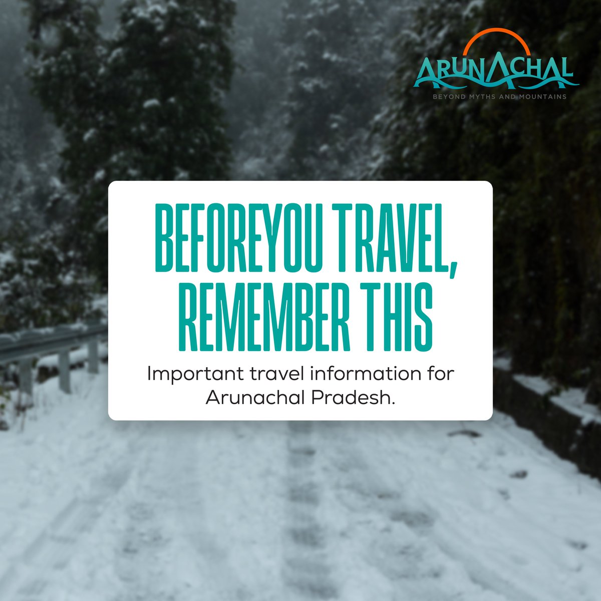 ArunachalTsm's tweet photo. Indian travellers require an Inner Line Permit to enter Arunachal Pradesh, while foreign nationals need a Protected Area Permit. These ensure safe travel and help preserve local culture.
#InnerLinePermit #PAP #TravelInfo #ILP #TravelArunachal #ResponsibleTourism https://t.co/Jr8r1f5x67
