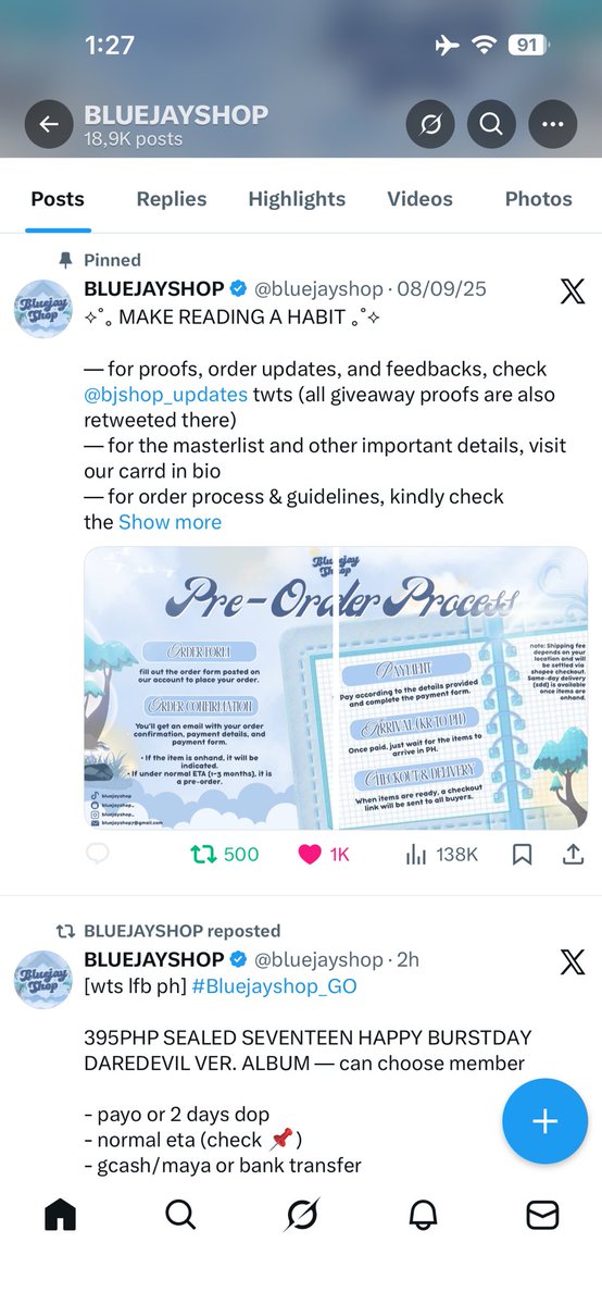 hendeary44's tweet photo. @bluejayshop doneee wml kakk😇😇😇 https://t.co/AddlRKWCBu