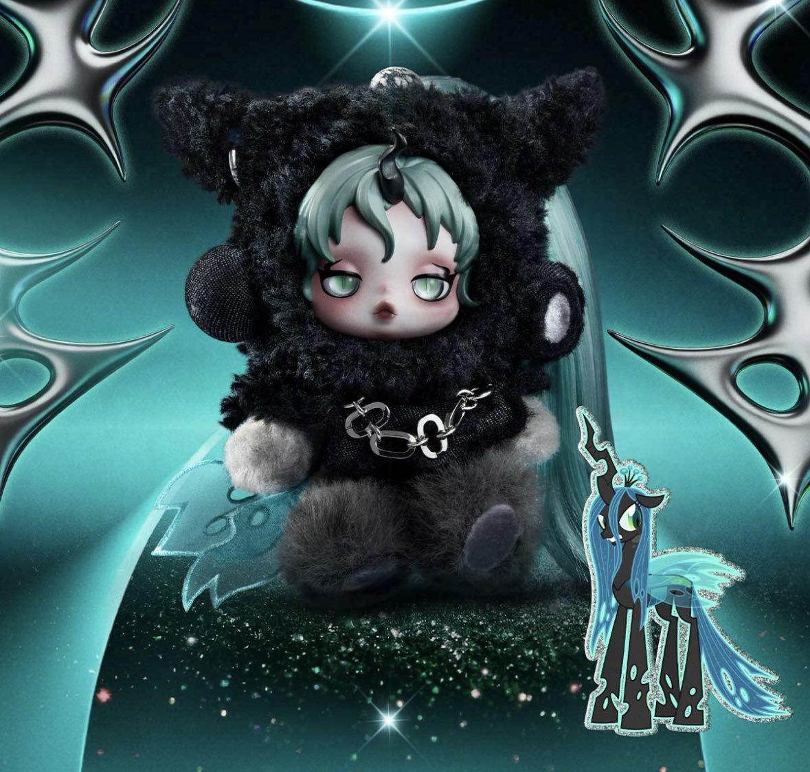 POPMART ポップマート SKULLPANDA スカルパンダ My Little Pony