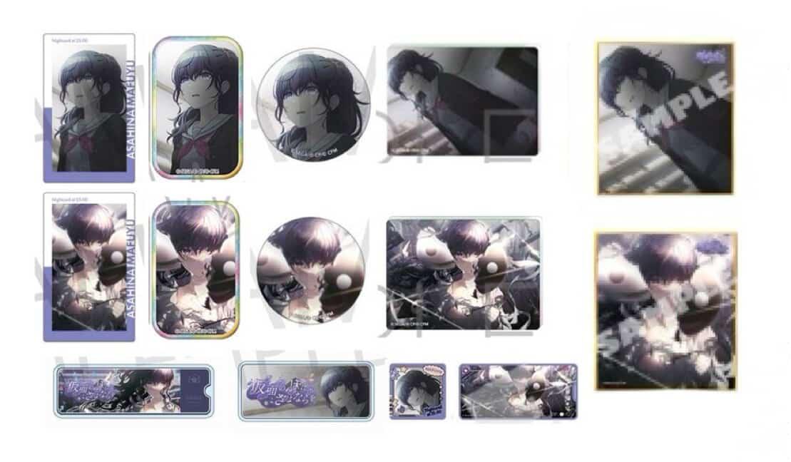 譲渡 買取】 プロセカ エピカ グリ缶缶バッジ 色紙ミニ色紙ノーブル