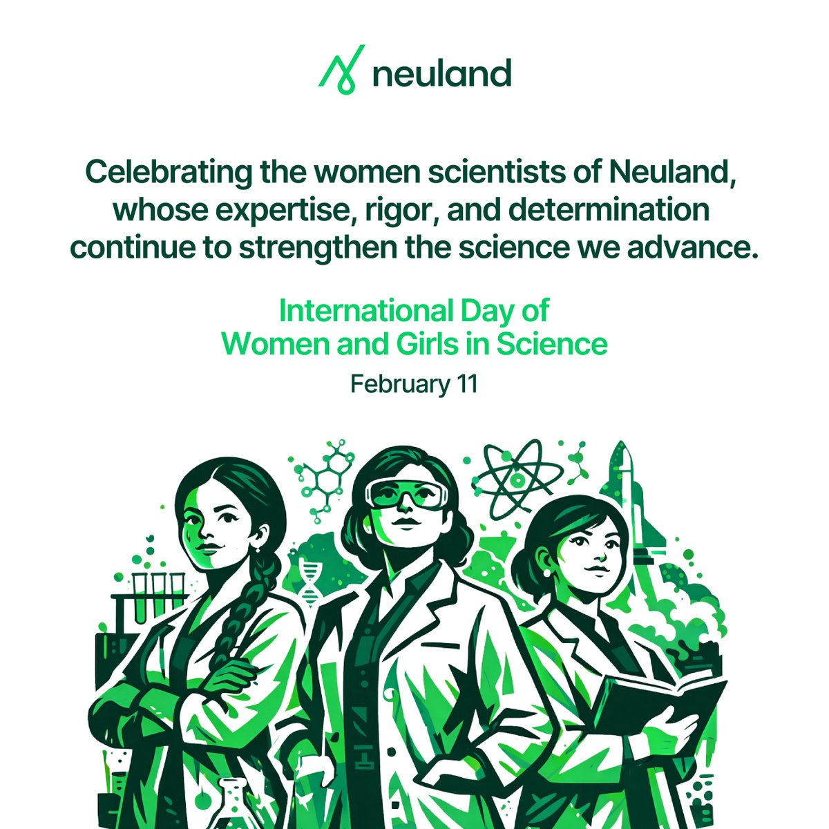 Celebrating and congratulating all the women whose passion for science drives progress every day. Happy International Day of Women and Girls in Science!
#Neulandlabs #CDMO #WomeninScience