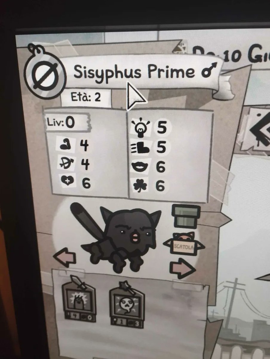 This game doesn't allow you to pick names btw he was already like this when I found it