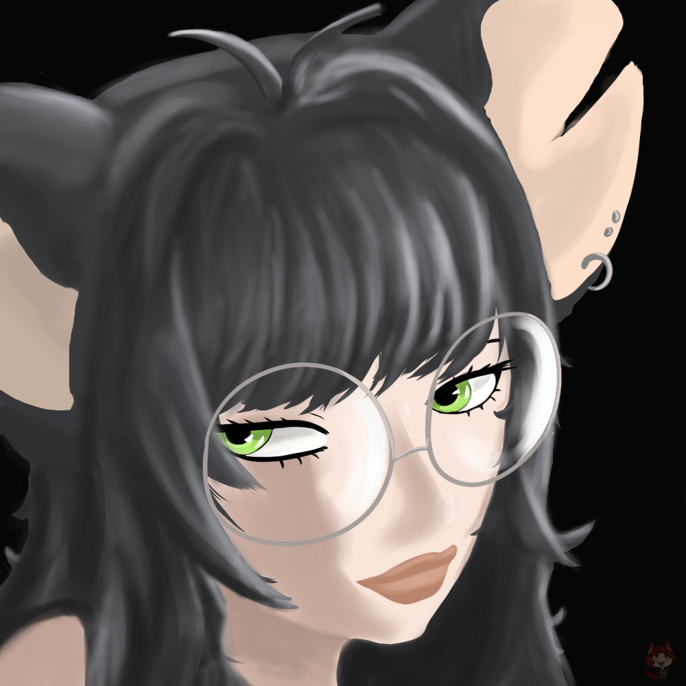 I forget I have this account sometimes. Time to get back to the twitter grind 

Been trying out new styles when I have time for arts. Here is the lovely <a href="/rats0oup/">rats0oup</a>