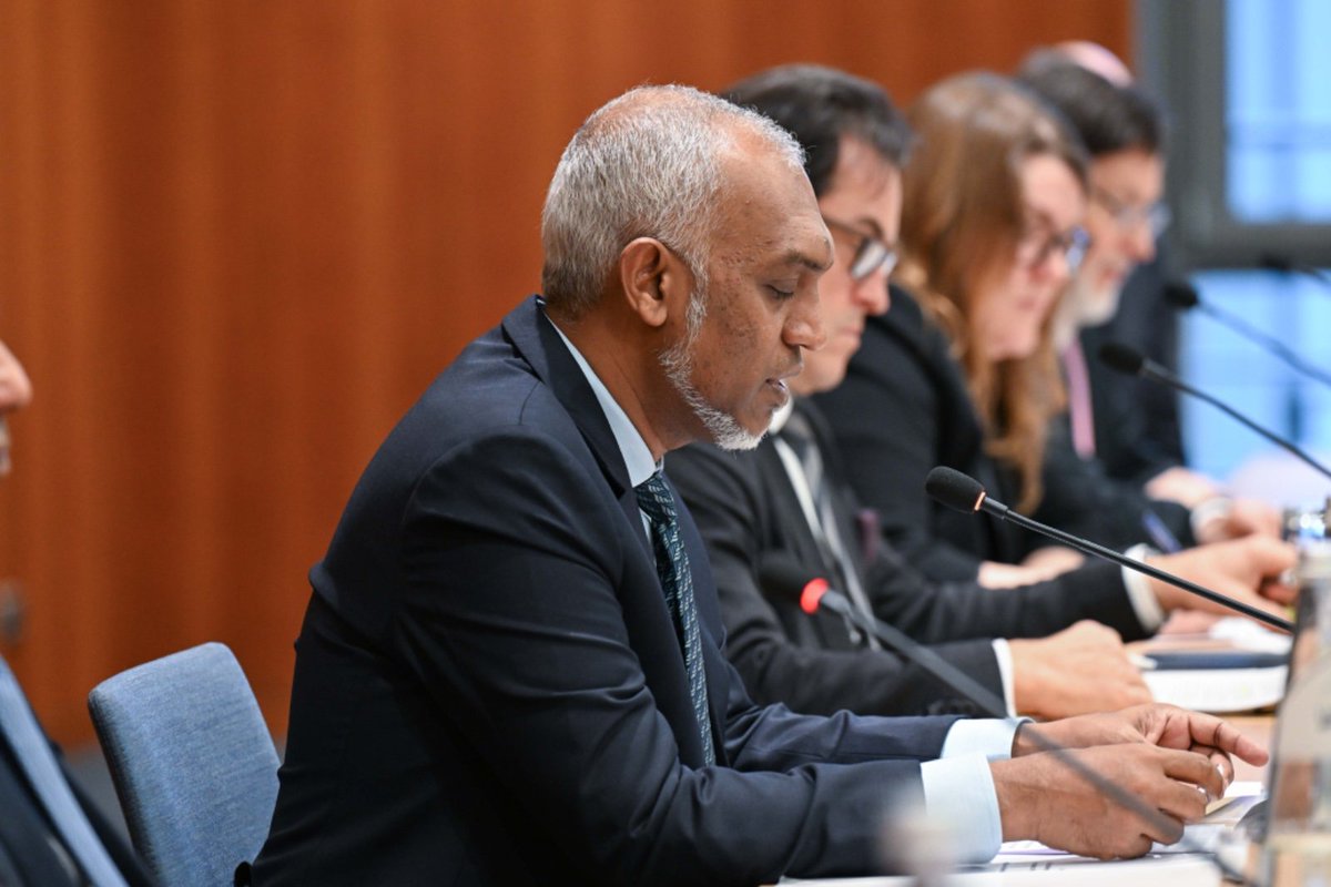 abkhaleel's tweet image. Joined President Dr. @MMuizzu at the Maldives–Germany Business Roundtable hosted by #APA today.

The roundtable discussions highlighted investment opportunities in the Maldives. The Maldivian and German delegations exchanged on strengthening trade, tourism, and private-sector