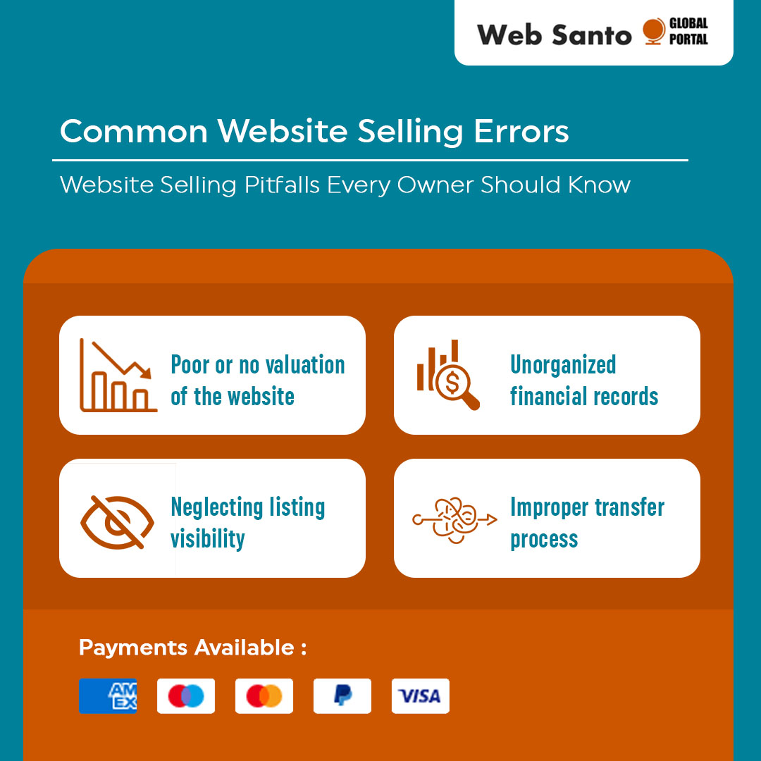 websanto's tweet photo. Don't Let These 4 Errors Kill Your Deal!

Learn how Web Santo helps you sell smart: 👉 https://t.co/bHA7E9YSge

#WebsiteSales #ExitStrategy #BusinessTips #Entrepreneur #SellOnline #WebSanto https://t.co/QgY2Wq2Ham