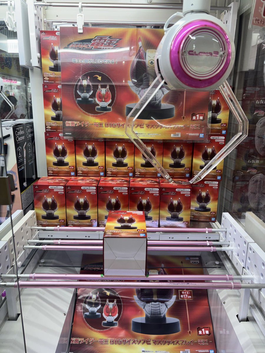 仮面ライダー電王 BIGサイズソフビ マスクディスプレイ-電王- 好評稼働中！
