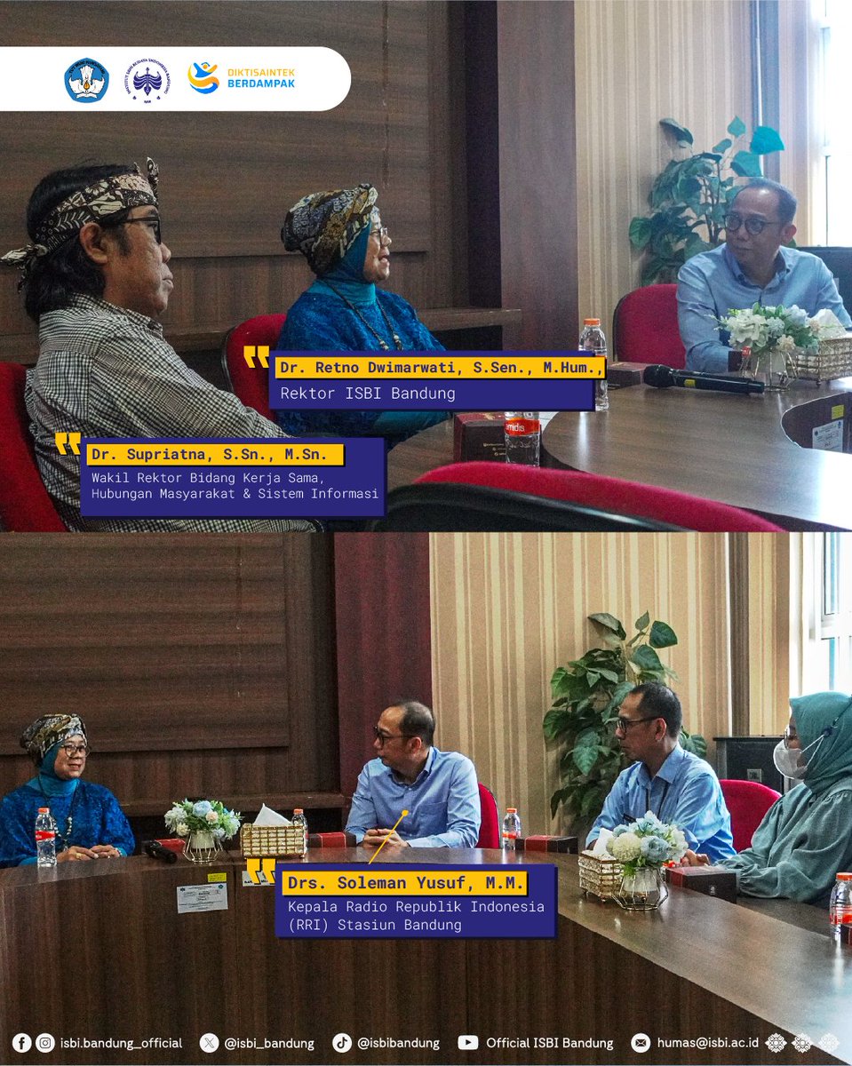 ISBI Bandung Terima Kunjungan RRI, Perkuat Sinergi Pengembangan Seni dan Budaya

isbi.ac.id/isbi-bandung-t…

Salam Seni dan Budaya!

#ISBIBandung #RadioRepublikIndonesia
#CentreofCreativity #DiktisaintekBerdampak