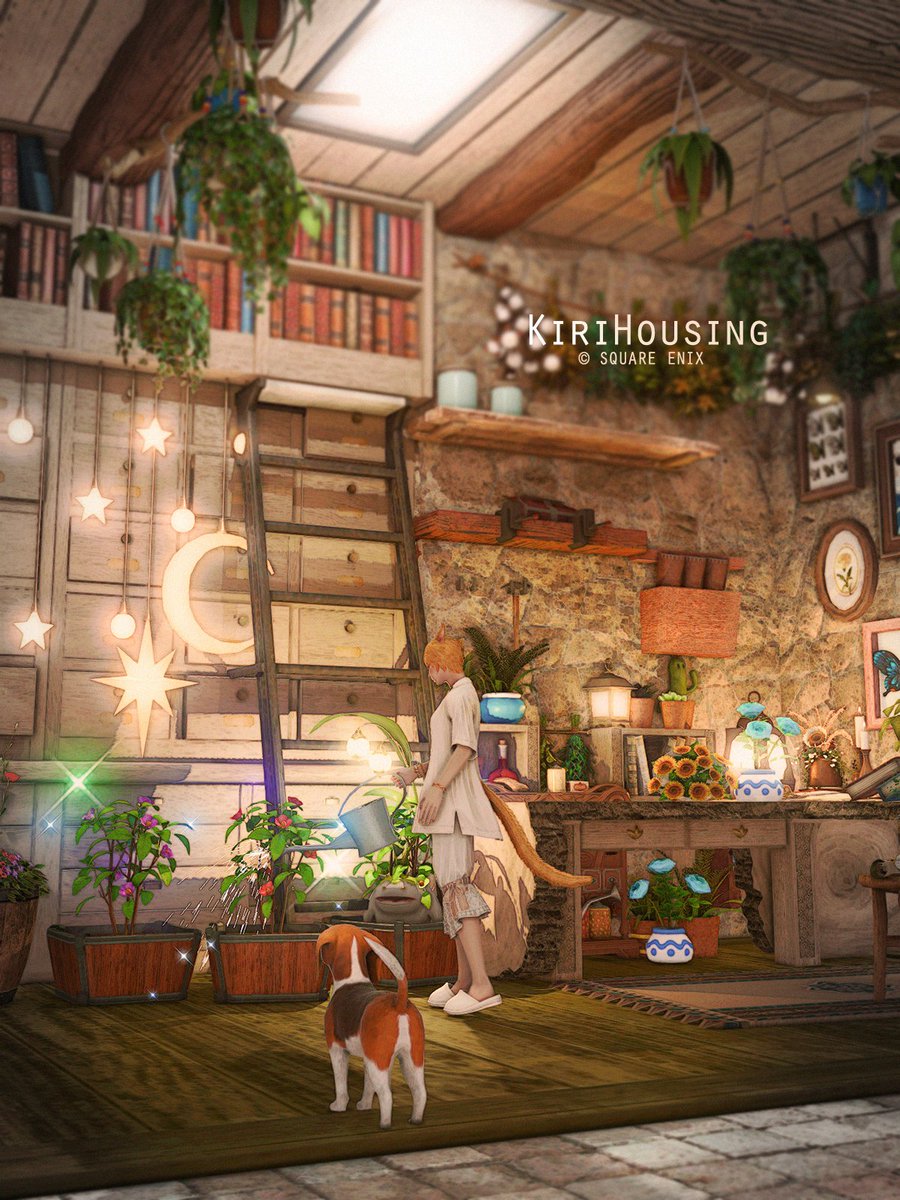 UnaNueva_FF14's tweet photo. #FF14housing #FF14ハウジング #KiriHousing https://t.co/moP68KCpLm