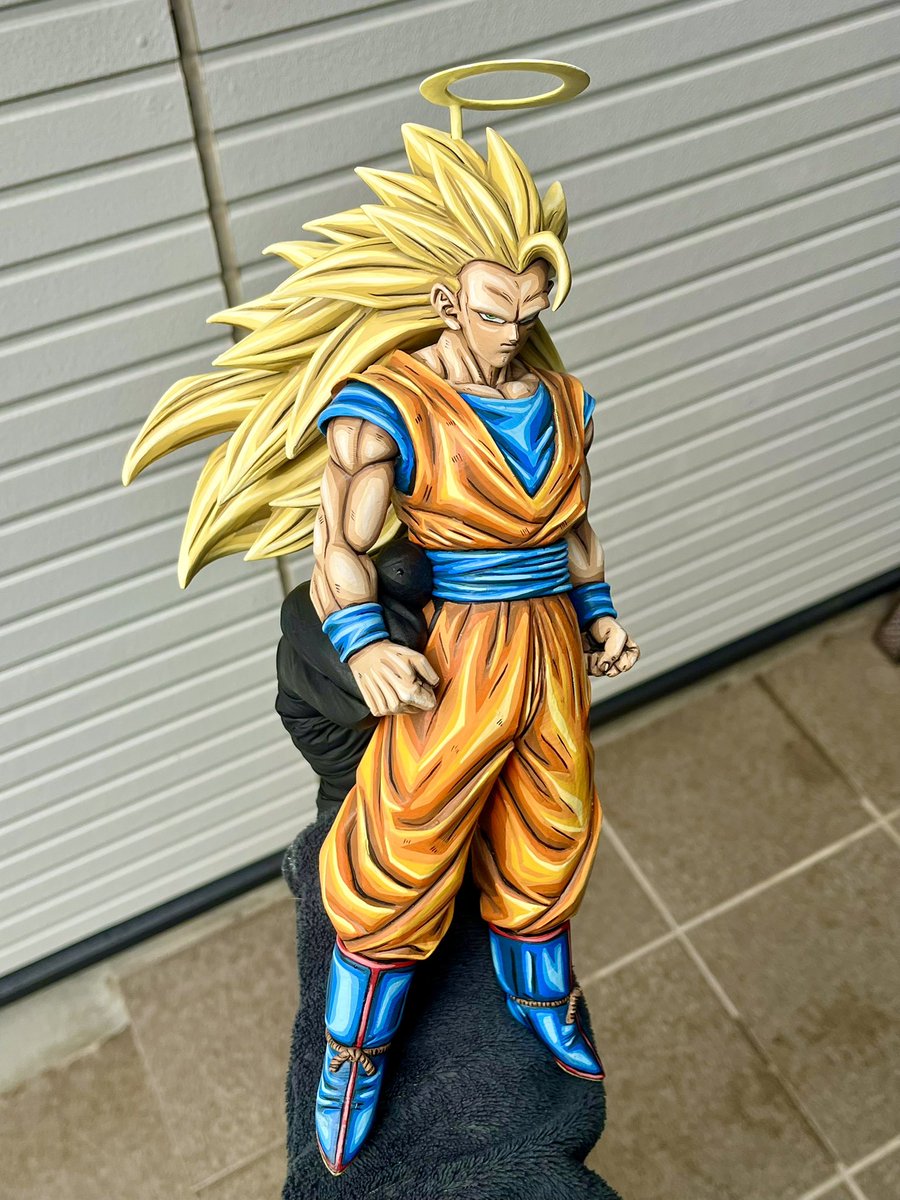 超サイヤ人3 悟空のリペイント完成！ バキバキにしました