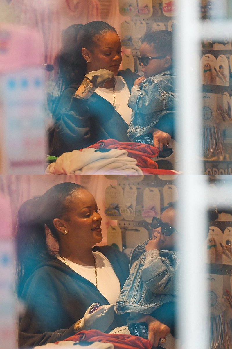 RihannaHDR's tweet photo. Rihanna and Riot today 🥺 https://t.co/9NLRzFvKe0