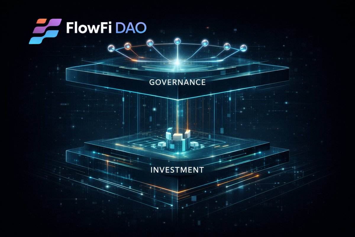 Official_Flowfi's tweet photo. Not all treasuries are designed the same.

FlowFi DAO runs on a dual-treasury architecture :

🏛 Governance Treasury 
💼 Investor Treasury
One coordinates decisions. 
 One executes capital. https://t.co/A6BviLjd99