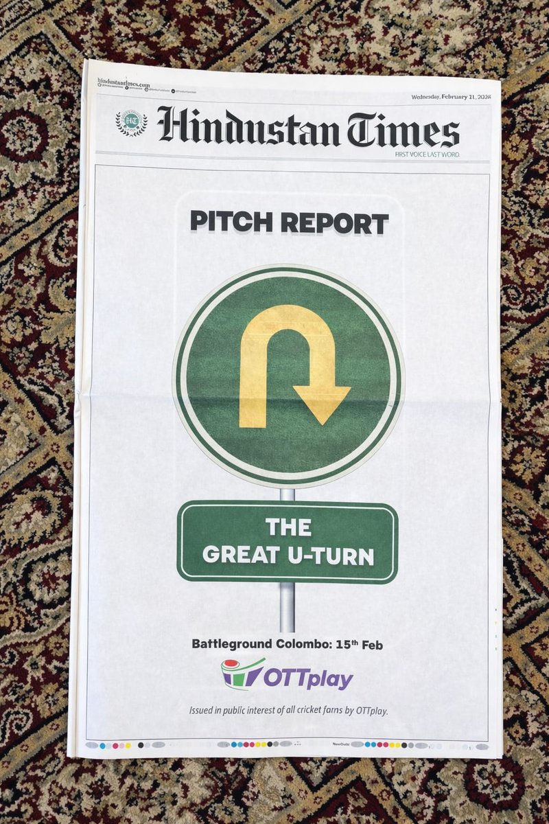 MikkhailVaswani's tweet photo. The best thing to do in the whole #INDvsPAK imbroglio is find humour in it - just like #ottplay have done here. The Great U-Turn is a fitting title to the show on @ottplayapp . Bring it on guys! https://t.co/D2AQ695omX