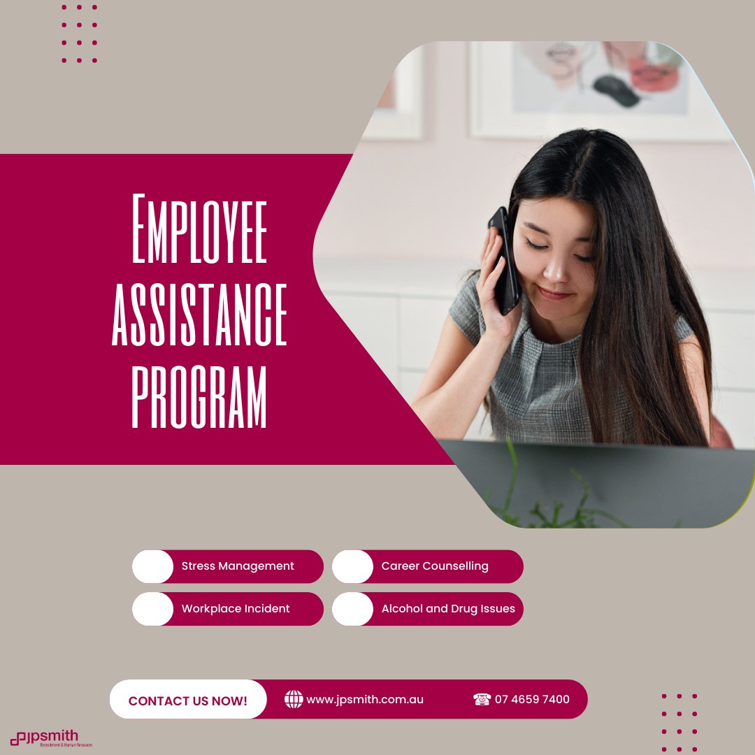 jpshr's tweet photo. EAP's have proven highly effective at minimising absenteeism, high staff turnover, declines in productivity and workplace injuries. Call us now at 07 4659 7400 to discuss this further.

https://t.co/2tlpWpg0l7

#Employee #Assistance #Programs #Services https://t.co/KTfcIFl4Ld