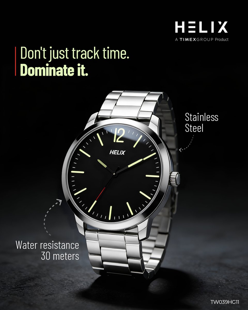 Engineered for the movers, the shakers, and the trail-breakers. Helix is your ultimate outdoor ally.

#Helix #HelixIndia #HelixWatches #HustleWithHelix