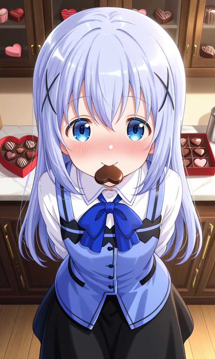 Toudoujukutomo's tweet photo. ちょっと早いがバレンタインチノちゃんだよ〜 https://t.co/CbvhuyauqN