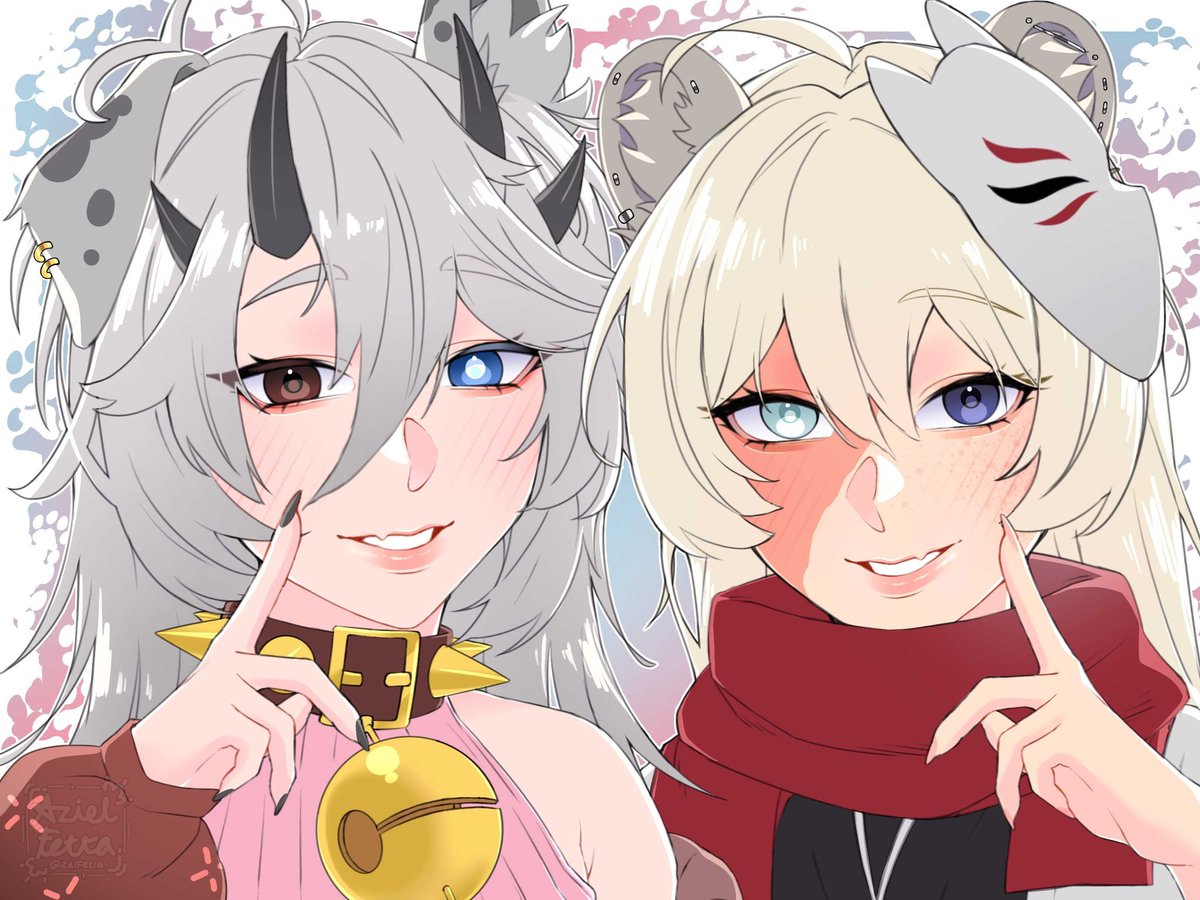 Wiwi &amp; Sedona 🍨🐶
-
Colored sketch comm for <a href="/KisserOfWives/">Wifekisser, Kisser of Wives🐾🍨</a> ✨
TYSM!! (ෆ˙ᵕ˙ෆ)♡
#VGenComm