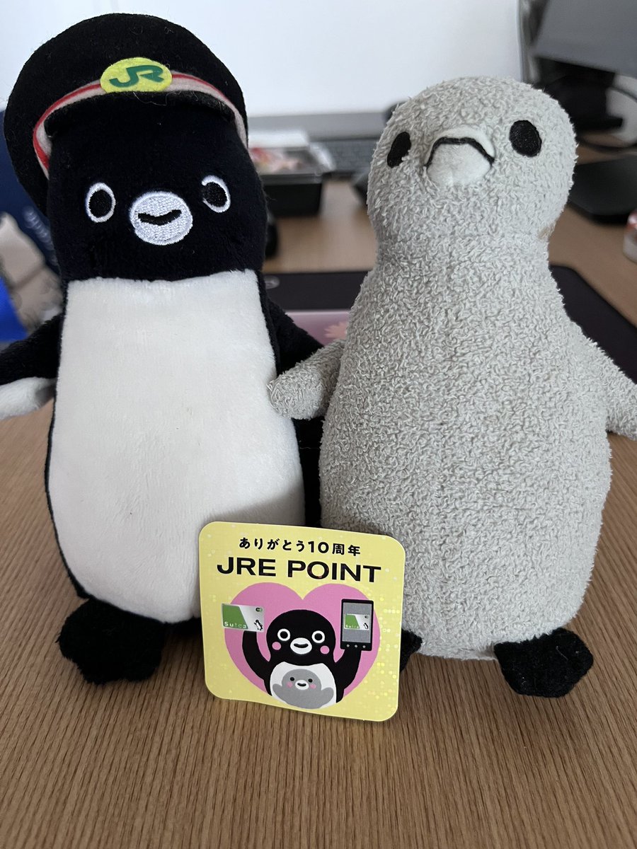 Suicaのペンギンさんのシールをゲットしました！