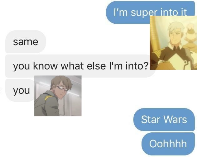 tabiwave's tweet photo. adam knows how to flirt. shiro does not https://t.co/M6nG6cjijA