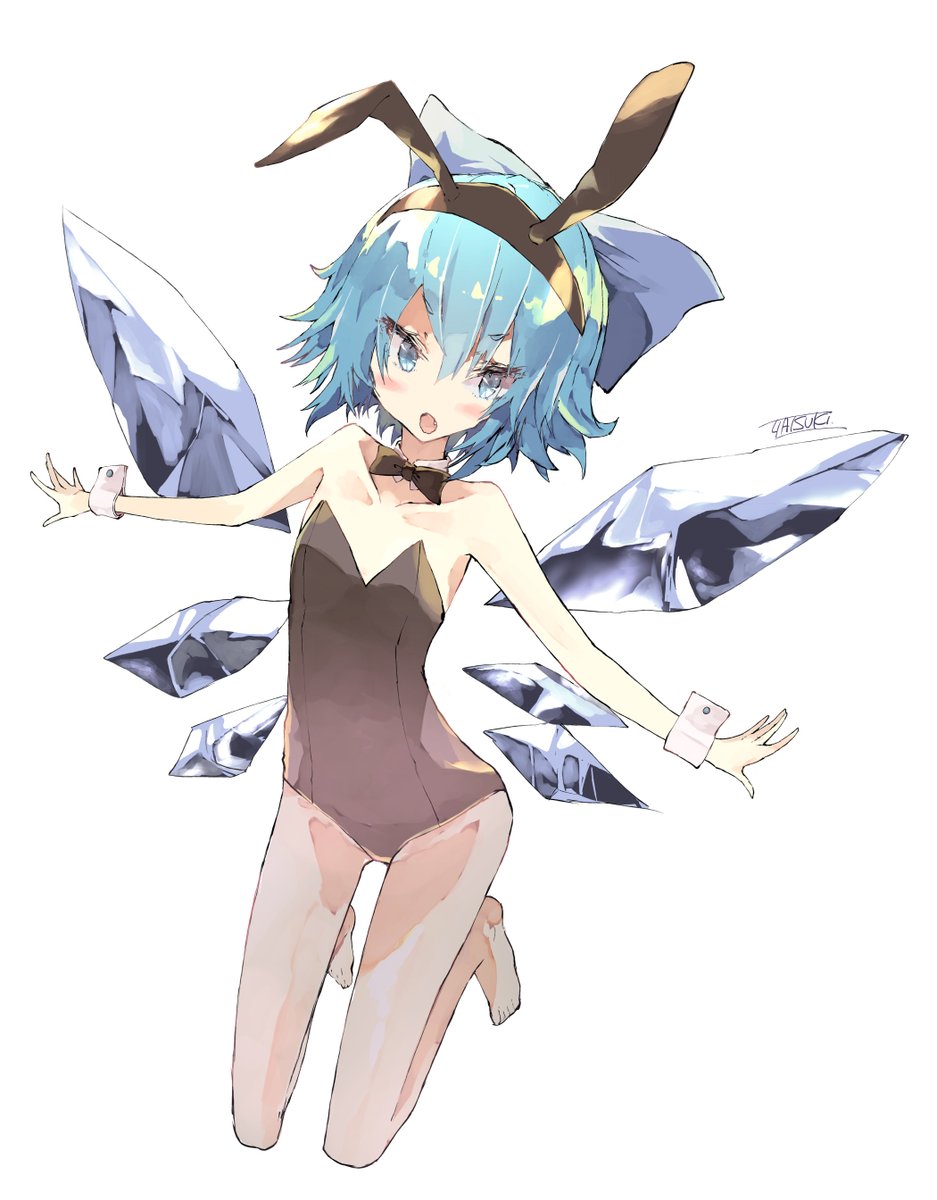 チルノ(東方Project) 「チルノばにばに」|やつきのイラスト