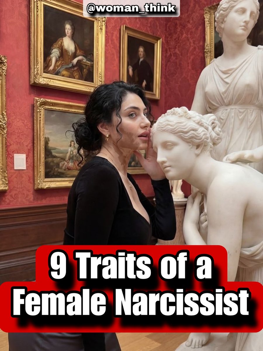 woman_think's tweet image. Ever feel that "Why I am Always Wrong" Around some women

Especially if they're your MOTHER, SISTER or WIFE... 

(Maybe they have these traits of a narcissist) 

Here are 9 Traits of a Female Narcissist

// BRVTAL THREAD //