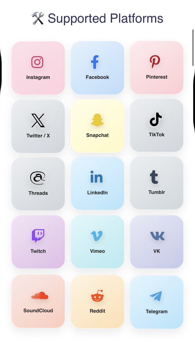aabalsharif's tweet photo. أداة وحدة تكفيك لكل التطبيقات! 🚀
حمل فيديوهاتك المفضلة من أي منصة تواصل مجاناً وبدون تسجيل.
احفظ الرابط عندك:
https://t.co/AFN1q9IRWs

​#تطبيقات #مواقع_مفيدة https://t.co/rWnUHeZVmf