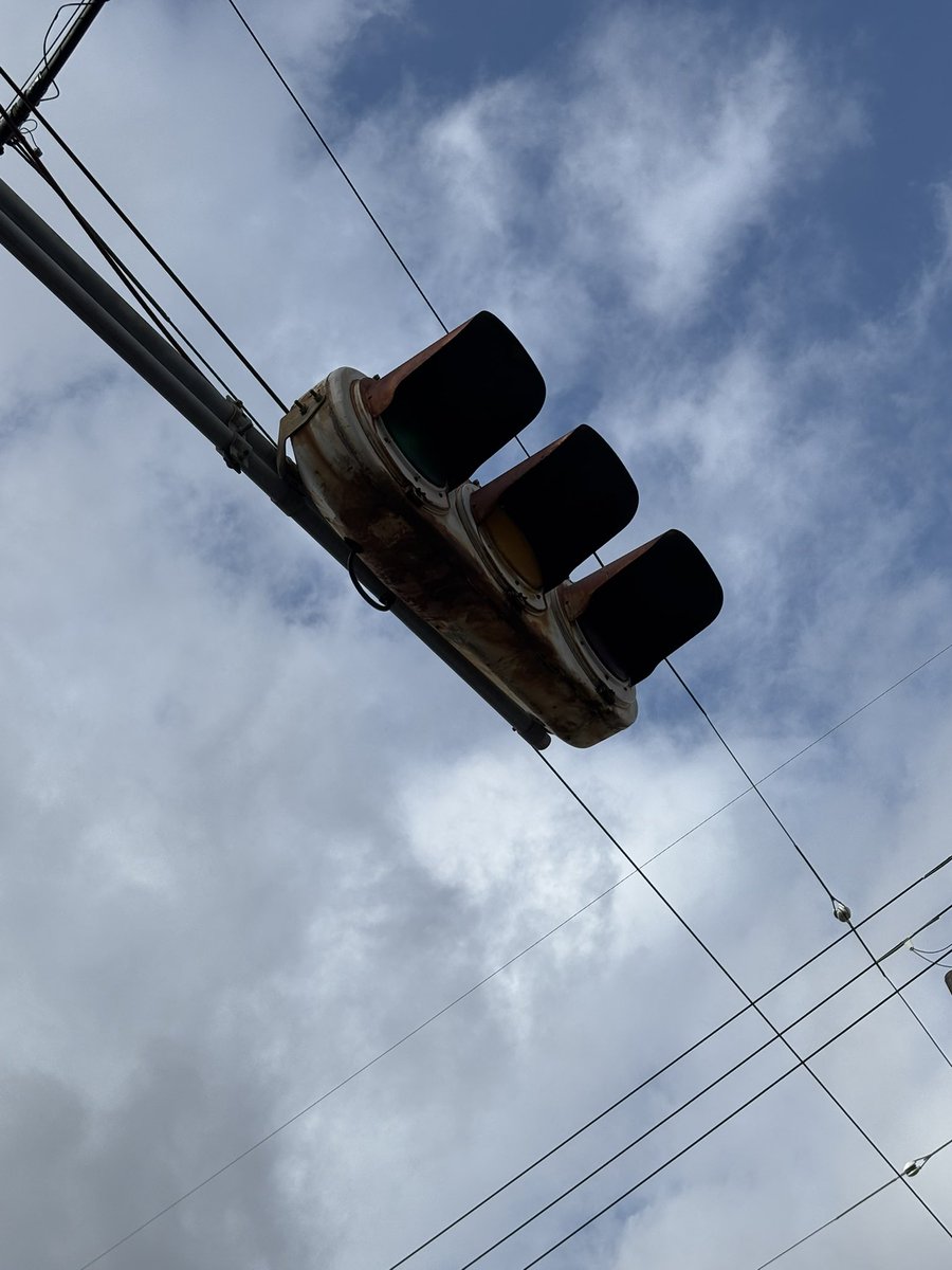 加東市 【藤田交差点】 NS初期丸型鉄板現存確認 #信号機