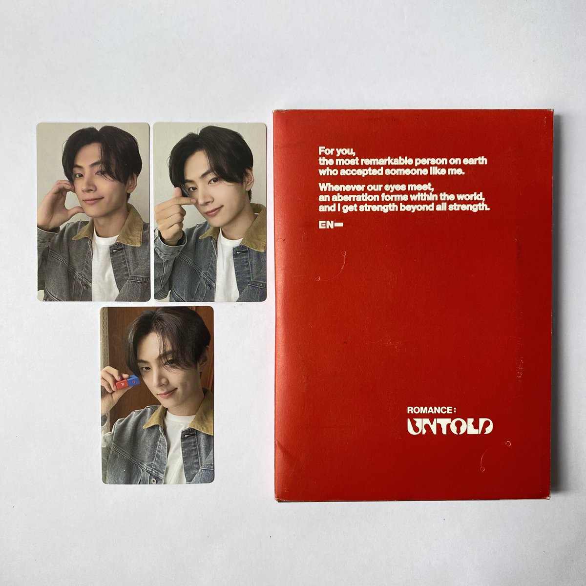 ihkoll's tweet photo. wts lfb enhypen jay  .☘︎ ݁˖

⤷  ₱249 set 
⤷  payo | 3 days dop 

t. enhypen jay romance untold r:u engene ver. pob album wtb lfs wtt https://t.co/VGH1ATBOki