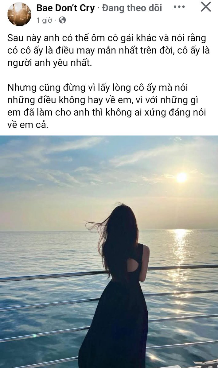 Cuối cùng nỗi đau cũ vẫn lặp lại, cuối cùng lòng vẫn chẳng thể bình yên, cuối cùng lòng tin vẫn bị dẫm đạp, cuối cùng chẳng còn gì ngoài những tổn thương,
Sau tất cả mọi chuyện lại trở về như cũ, chỉ khác là có thêm một vết thương sâu tận đáy lòng.💔