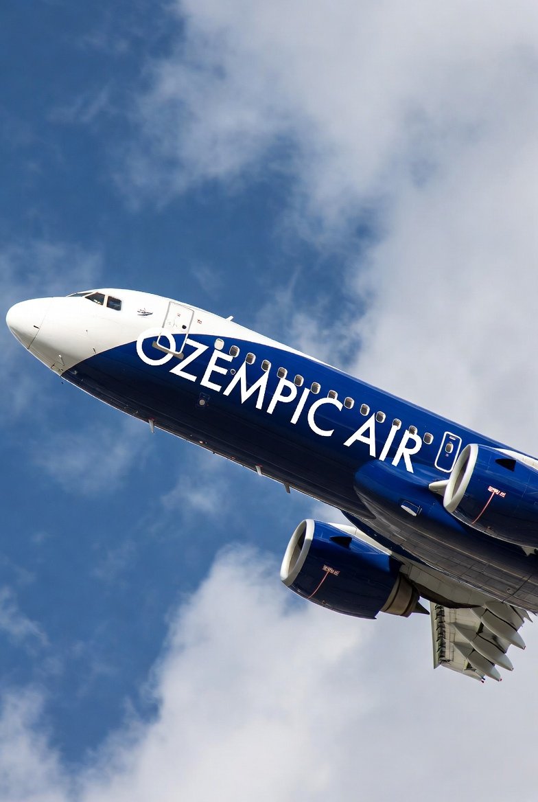 RandallBrower2's tweet photo. @MomsPostingLs Fly Ozempic Airlines next time! https://t.co/GkVF5EKiBY