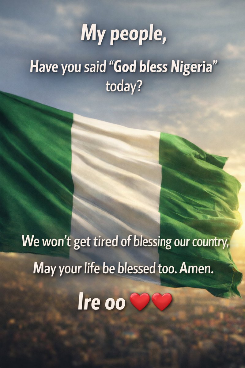 Is Nigeria a blessed country to you? If yes, don’t scroll without saying God bless Nigeria 🇳🇬.