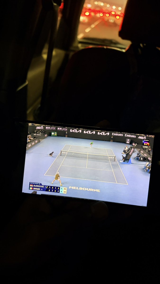 manasrans's tweet photo. My top three days as a tennis fan. 
AO final 2022, post Covid was in flight. 
RG final 2025, saw this while driving. 
AO semi finals 2026, was in office. 

“I will never, ever forget that day.” https://t.co/naN5nvYhBY