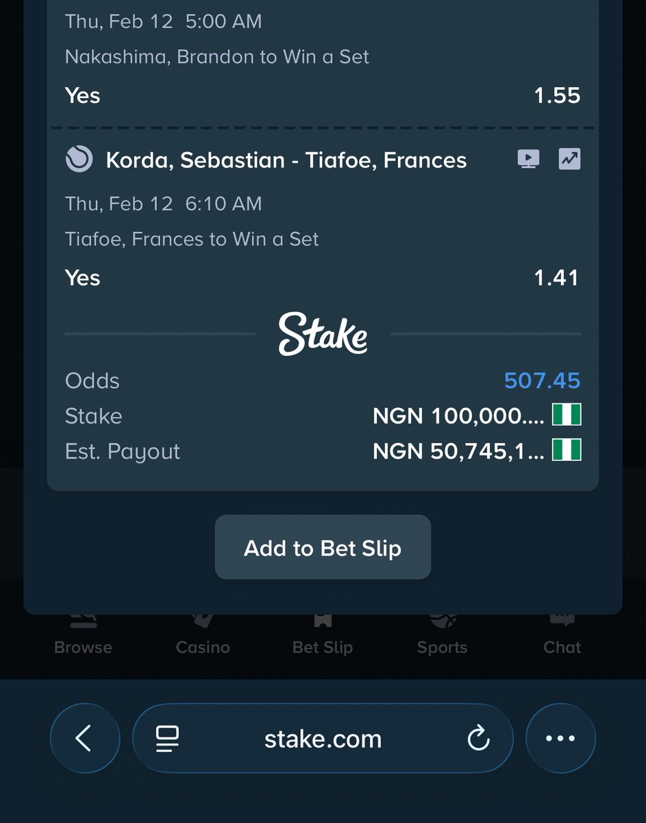 Mrbankstips's tweet photo. Tennis 🎾 on Stake 

19k odds https://t.co/rQXrLjL61f

46 odds https://t.co/vyc3NSa9bV

132 odds https://t.co/8Yfud6etzS 

508 odds https://t.co/zuJr0Ern7n 

10 odds https://t.co/3RGhgy1s3J 

Register a stake account via https://t.co/zNIDVi9VVx

Use welcome code ‘banks’ for weekly airdrops and bonuses 

Dm https://t.co/oeZHXM47XD for bet deposits and enquiries, 💯 reliable. ✅
 
Join https://t.co/onNA2IpWas

Here is how to fund your stake account https://t.co/II2UWONbF4

Get the iOS stake app via link https://t.co/BH533u52QL

Get the Android app via https://t.co/Z7M71HBnHK & https://t.co/0MOZ7co6DG

Bet responsibly 🔞🔞