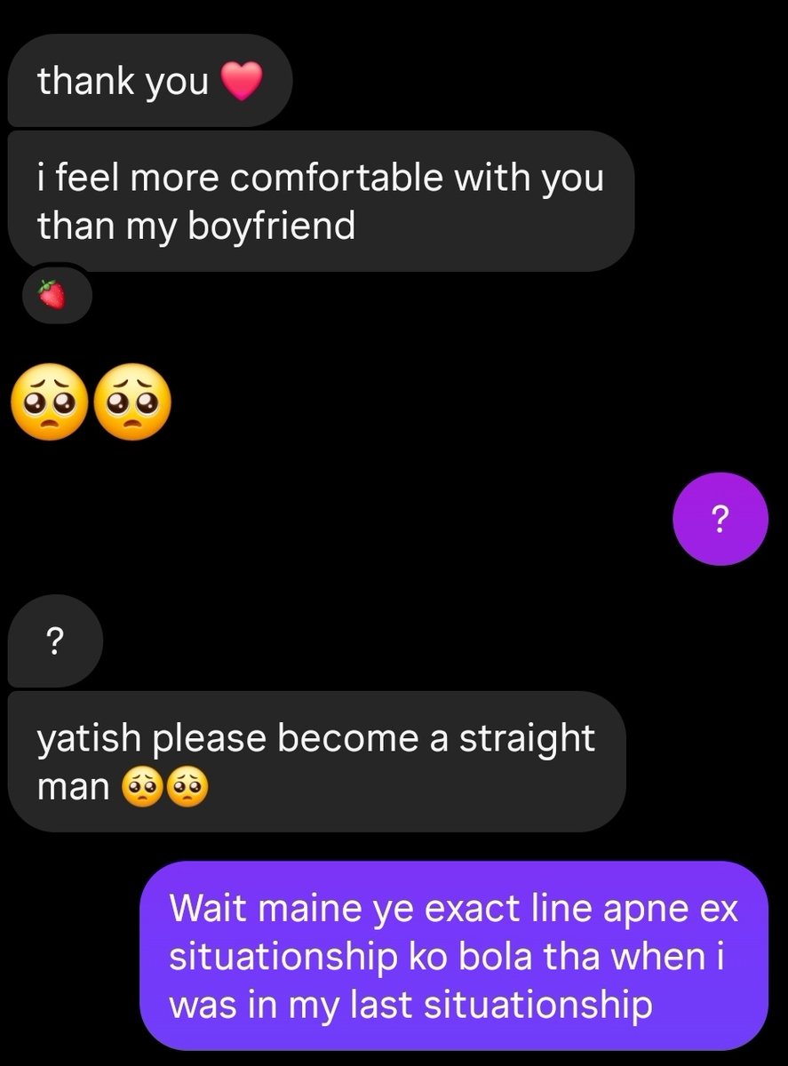 yatiipati's tweet image. half my hgs say shit like this #scared