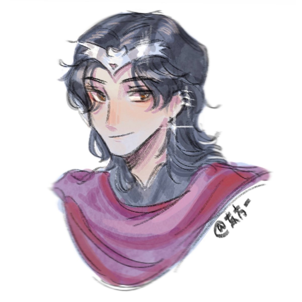 A quick doodle from Busi class (Kids don't imitate)...