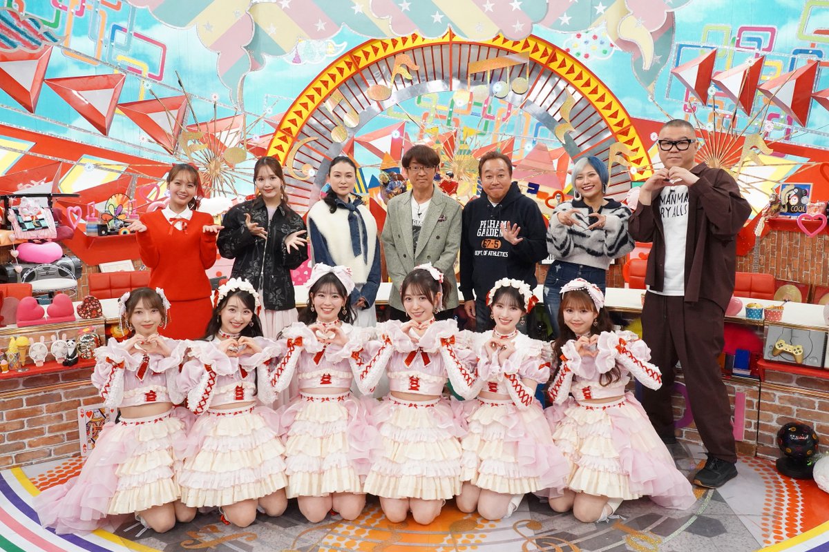 mezamashimedia's tweet photo. 本日19時～『ミュージックジェネレーション』

超ときめき♡宣伝部が全員そろって初登場！

吉川ひよりさんが
「好きバレ確定の曲」を紹介

坂井仁香さん＆杏ジュリアさんは
そろって清水翔太さんをセレクトし…

▶️https://t.co/HDhHmTpT7L

@bestsong_mg #さまぁ～ず https://t.co/YTgyLxuAbQ