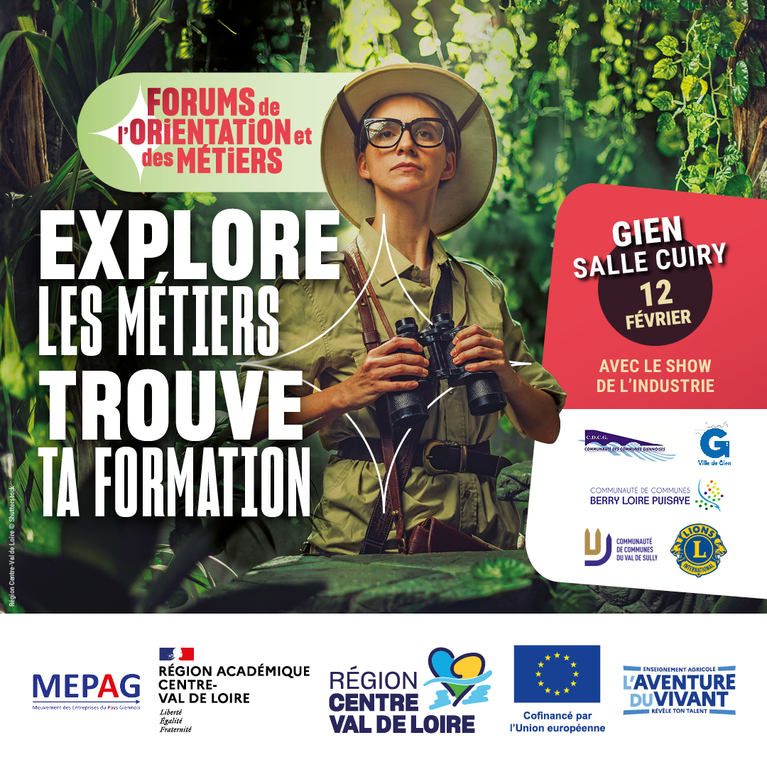 RCValdeLoire's tweet image. #Orientation 🧭
↪️ Notre forum de l’orientation s'installe à #Gien le 12 février 📍

👋 Explorez métiers, formations et échangez avec des pros… et découvrez les métiers de l'industrie avec le Show de l'Industrie ⚙️

🆓 Entrée libre

Horaires et infos ↙️
rcvl.fr/orientation-20…