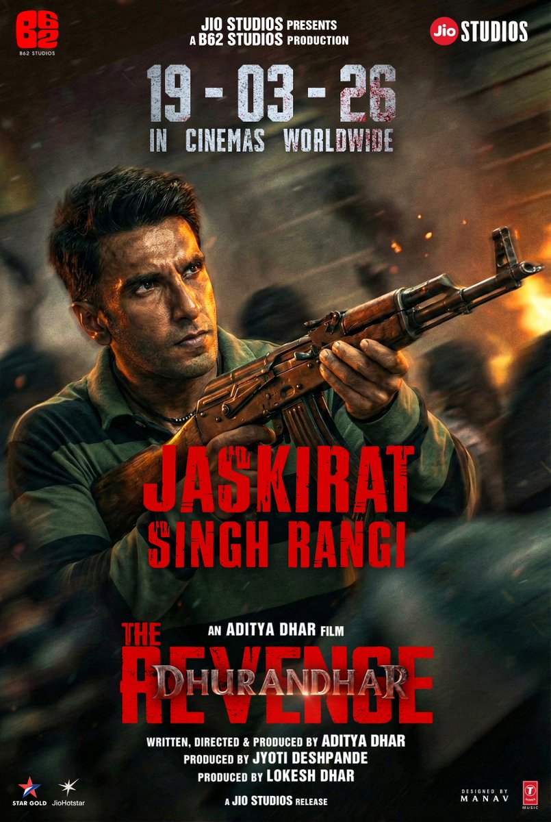 You'll see them on 19th March!🔥

Character poster work for 
#DhurandharTheRevenge  💣

#RanveerSingh
#Dhurandhar