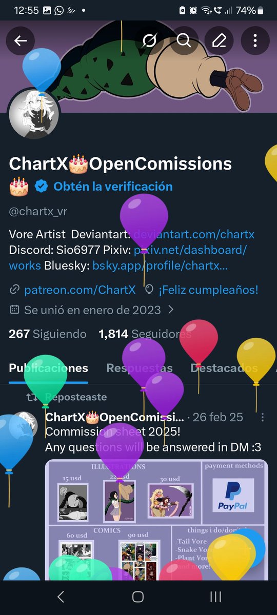ChartX🐌OpenComissions🐌 tweet media