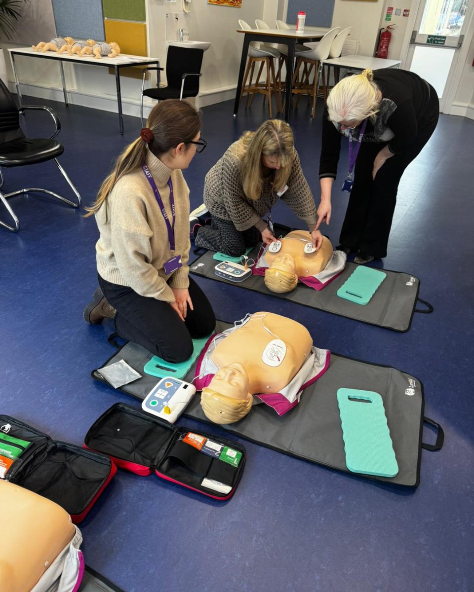 LauraLynnHouse's tweet image. Mind Your Heart ❤️  CPR Training at LauraLynn

This week our non‑clinical team took part in Mind Your Heart, a CPR training session focused on building confidence in a skill that can make a difference at any stage of life. #LauraLynn #MindYourHeart #CPRTraining