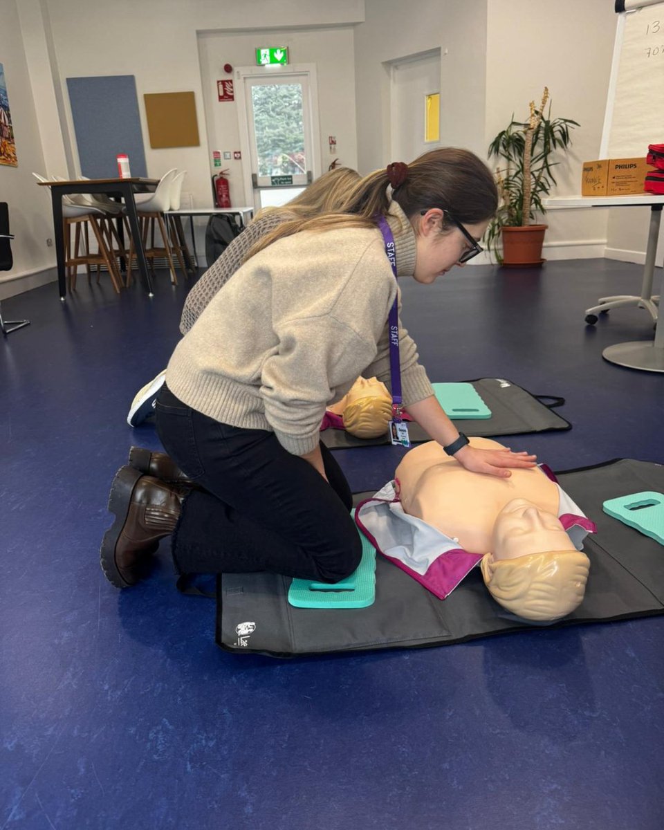LauraLynnHouse's tweet image. Mind Your Heart ❤️  CPR Training at LauraLynn

This week our non‑clinical team took part in Mind Your Heart, a CPR training session focused on building confidence in a skill that can make a difference at any stage of life. #LauraLynn #MindYourHeart #CPRTraining