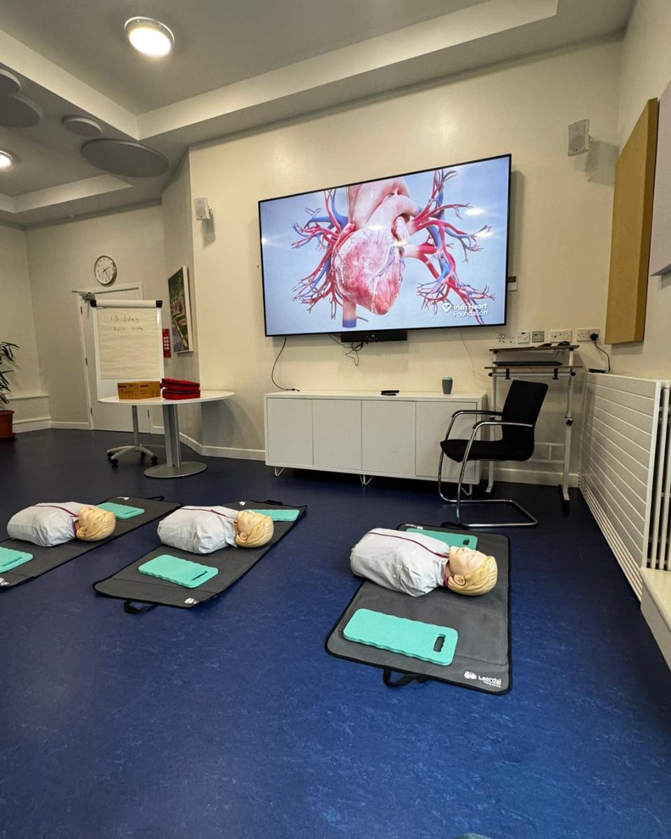 LauraLynnHouse's tweet image. Mind Your Heart ❤️  CPR Training at LauraLynn

This week our non‑clinical team took part in Mind Your Heart, a CPR training session focused on building confidence in a skill that can make a difference at any stage of life. #LauraLynn #MindYourHeart #CPRTraining